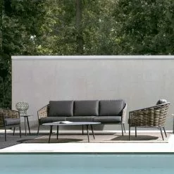 Bizzotto Maribela Koksgrå Sittegruppe S/3 23 Bizzotto Maribela Koksgrå Sittegruppe S/3 -hemma butik 2023 100848