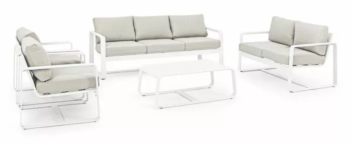 Bizzotto Merrigan Sittegruppe S/5 Hvit 3 Bizzotto Merrigan Sittegruppe S/5 Hvit