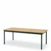Skagerak Pelago Spisebord Teak Mørk Grønn 214x90 Cm -hemma butik 2023 1430058 pelago table hunter green
