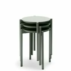 Skagerak Picnic Krakk Aluminium, Grå -hemma butik 2023 1560093 picnic stool slate grey 01