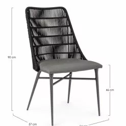 Bizzotto Tablita Utestol Koksgrå 2 Stk -hemma butik 2023 177966