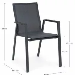 Bizzotto Krion Utestol Koksgrå 4 Stk 18 Bizzotto Krion Utestol Koksgrå 4 Stk -hemma butik 2023 177990