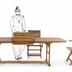 Bizzotto Noemi Spisebord Acacietre 180-240x100 Cm 11 Bizzotto Noemi Spisebord Acacietre 180-240x100 Cm -hemma butik 2023 18216