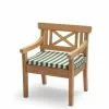 Skagerak Drachmann Stolpute Lys Aprikos / Mørk Grønn 2 Skagerak Drachmann Stolpute Lys Aprikos / Mørk Grønn -hemma butik 2023 1960221 drachmann chair cushion light apricot green stripes
