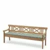 Skagerak Drachmann 200 Pute Lys Aprikos / Mørk Grønn 2 Skagerak Drachmann 200 Pute Lys Aprikos / Mørk Grønn -hemma butik 2023 1960227 drachmann bench 200 cushion light apricot green stripes