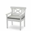 Skagerak Drachmann Stolpute 65x51 Ash NB Med Kudde -hemma butik 2023 1960801 drachmann white chair cushion ash