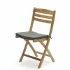 Skagerak Selandia Stolpute Charcoal OBS! Med En Kudde -hemma butik 2023 1961046 selandia chair cushion charcoal