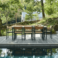 Skagerak Pelago Utestol Teak / Mørk Grønn -hemma butik 2023 2022 02 07 15 02 05