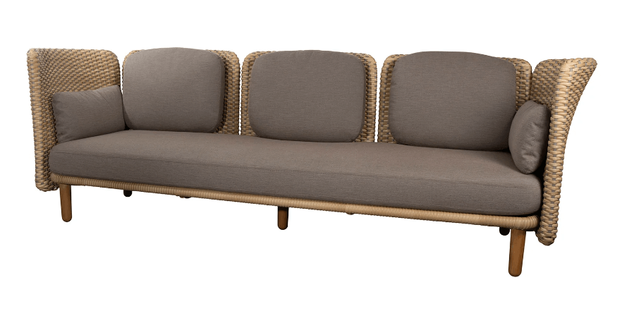 Cane-line Arch 3-Seter Sofa M/Lav Arm/Ryggstøtte 3 Cane-line Arch 3-Seter Sofa M/Lav Arm/Ryggstøtte