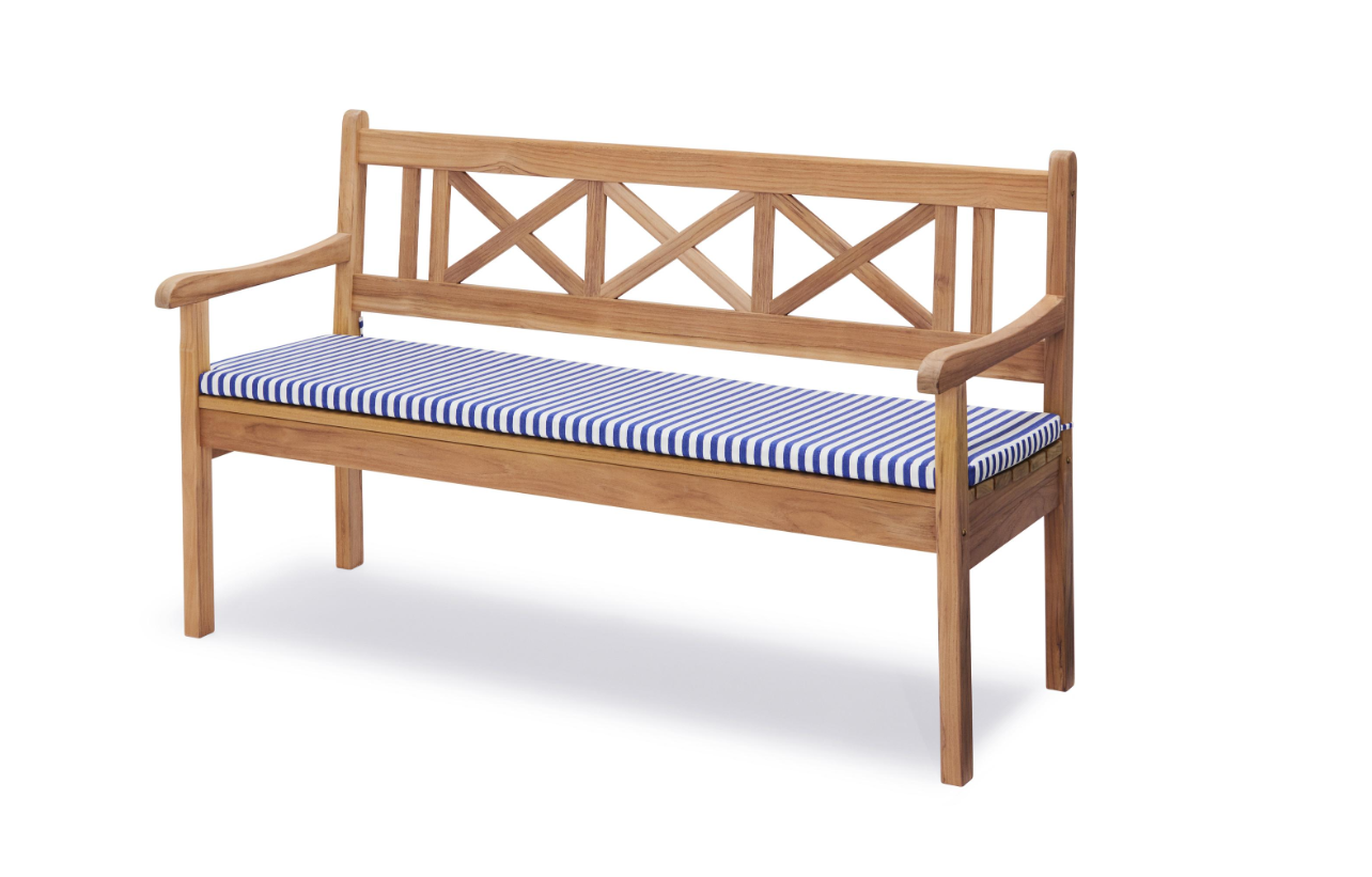Skagerak Skagen Pute Til Benk Sea Blue Stripe 3 Skagerak Skagen Pute Til Benk Sea Blue Stripe