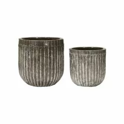 House Doctor Pharao Plantekasse Antikk Brun Sett 2 Stk