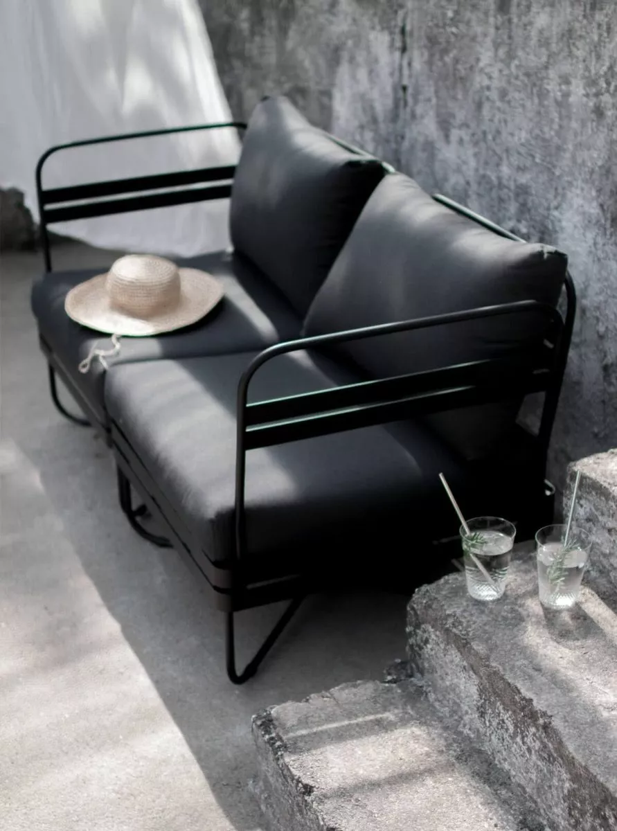 Ygg & Lyng Bris 2-seter Modulsofa Sort 4 Ygg & Lyng Bris 2-seter Modulsofa Sort - Bild 2