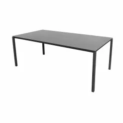 Cane-line Pure Matbord Aluminiumbas Lava Grey 200x100cm -hemma butik 2023 5085al p091ca 1583412529