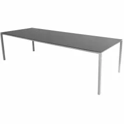 Cane-line Pure Utebord 280x100 Lava Grå Base 17 Cane-line Pure Utebord 280x100 Lava Grå Base -hemma butik 2023 5086ai p280x100cn 4327.jpg