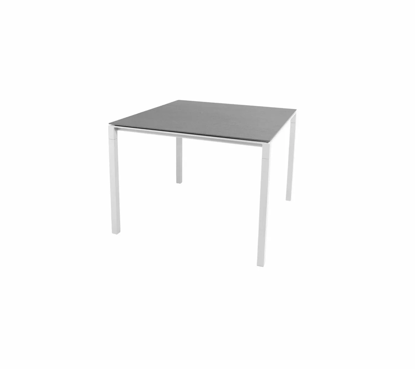 Cane-line Pure Utebord 100x100 Hvit Base 4 Cane-line Pure Utebord 100x100 Hvit Base - Bild 2