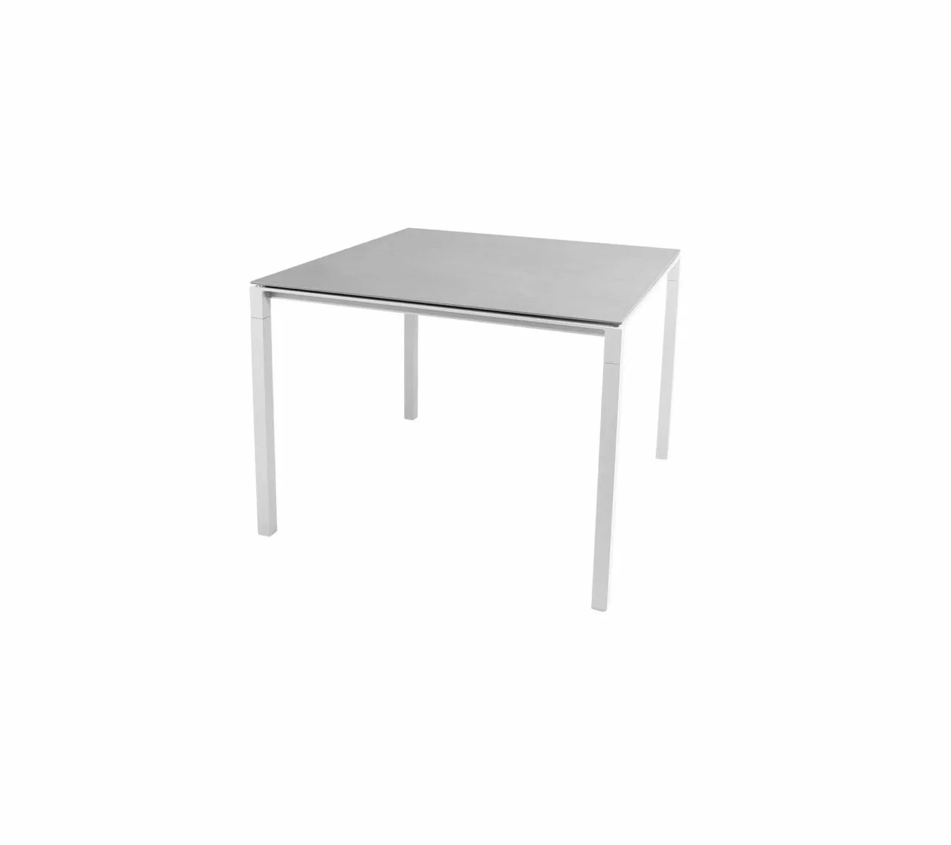 Cane-line Pure Utebord 100x100 Lava Grå Base 7 Cane-line Pure Utebord 100x100 Lava Grå Base - Bild 5