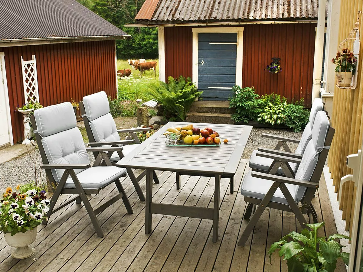 Hillerstorp Cecilia Spisegruppe Grå 4 Hillerstorp Cecilia Spisegruppe Grå - Bild 2