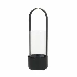 Broste Copenhagen Lantern "Ronia" Järn / Glas Svart Stor