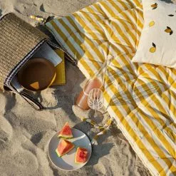 Broste Copenhagen Franca Strandteppe Harvest Gold -hemma butik 2023 71210301 5 1