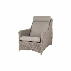 Cane-line Diamond Chair Hög Rygg Inkl Natté Taupe Kudde