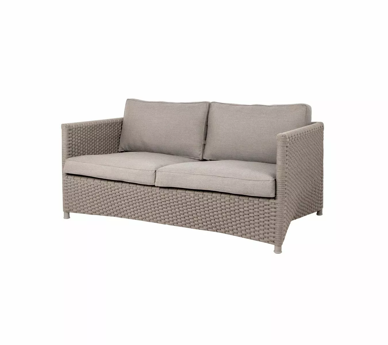Cane-line Diamond 2-sits Soffa Inkl Natté Taupe Kuddset 3 Cane-line Diamond 2-sits Soffa Inkl Natté Taupe Kuddset
