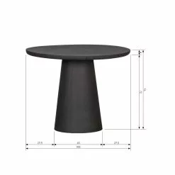 WOOOD Damon Spisebord Brun 76x100 Cm 9 WOOOD Damon Spisebord Brun 76x100 Cm -hemma butik 2023 8714713149742 4