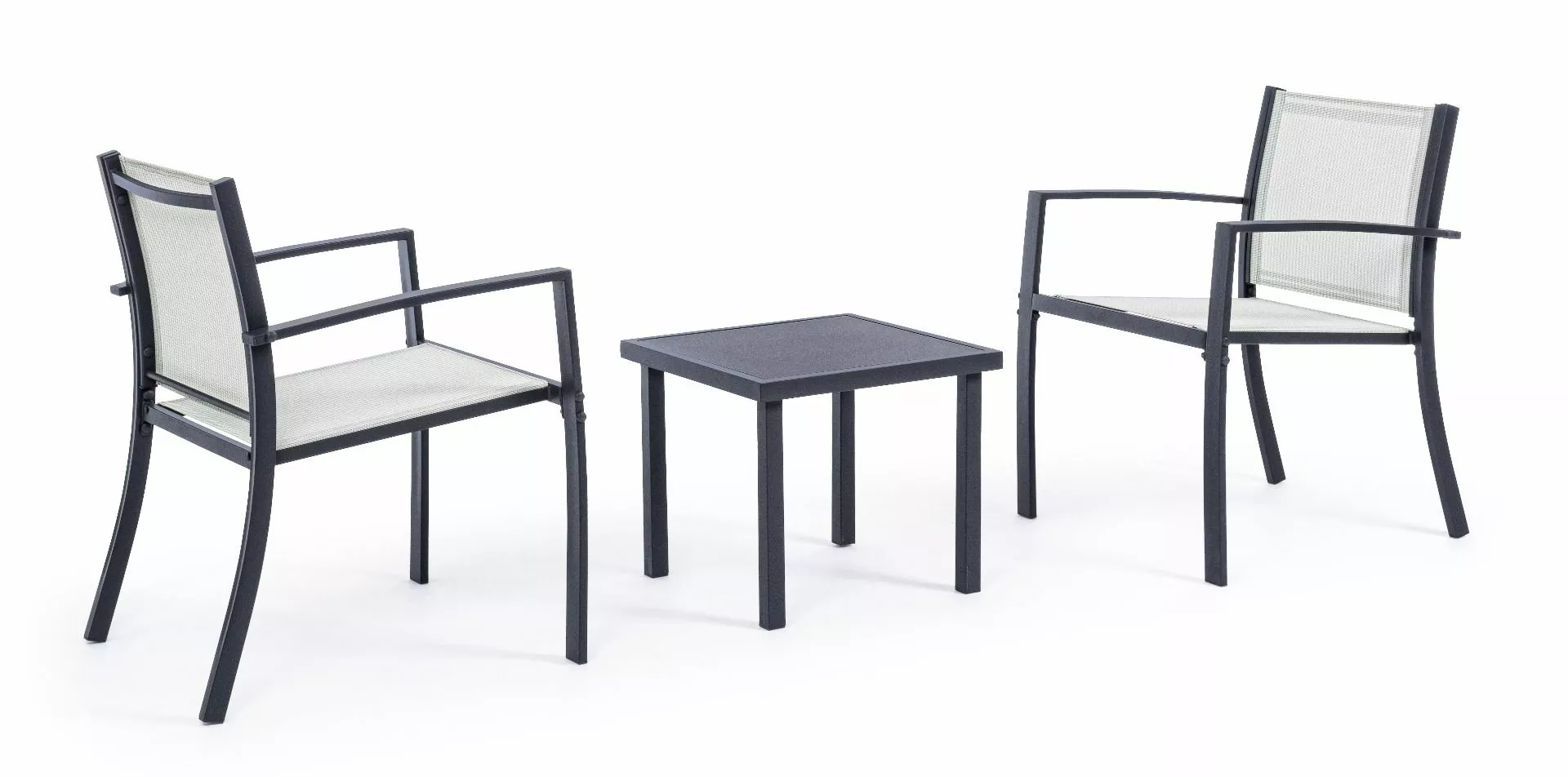 Bizzotto Auri Spisegruppe S/3 Koksgrå 3 Bizzotto Auri Spisegruppe S/3 Koksgrå