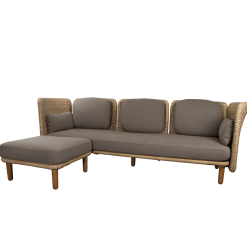 Cane-line Arch 3-seter Sofa Med Sjeselong