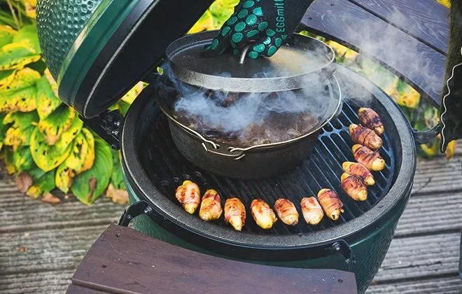 Big Green Egg Grill Large. 6 Big Green Egg Grill Large. - Bild 4