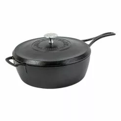 Lodge Blacklock Deep Cast Iron Pan Med Lock 26 Cm