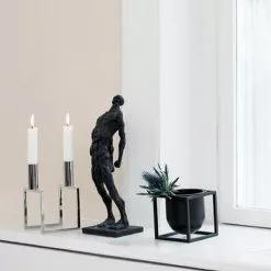 By Lassen Kubus Flowerpot 10cm Black 7 By Lassen Kubus Flowerpot 10cm Black -hemma butik 2023 bylassen kubus flowerpot 10 line