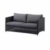 Cane-line Diamond 2. Person Sofa Weave Inkl Grå Natté Putesett