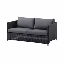 Cane-line Diamond 2. Person Sofa Weave Inkl Grå Natté Putesett