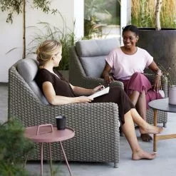 Cane-line Diamond Chair Hög Rygg Inkl Natté Taupe Kudde -hemma butik 2023 diamond highback 1636634859 1