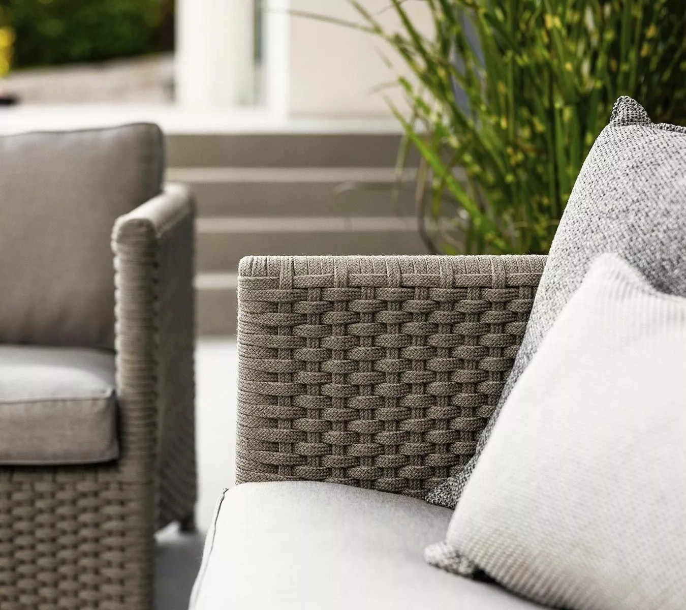 Cane-line Diamond 2-sits Soffa Inkl Natté Taupe Kuddset 6 Cane-line Diamond 2-sits Soffa Inkl Natté Taupe Kuddset - Bild 4