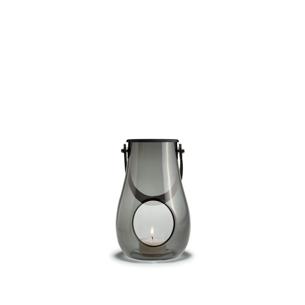 Holmegaard Design With Light Lantern Smoke H16 3 Holmegaard Design With Light Lantern Smoke H16