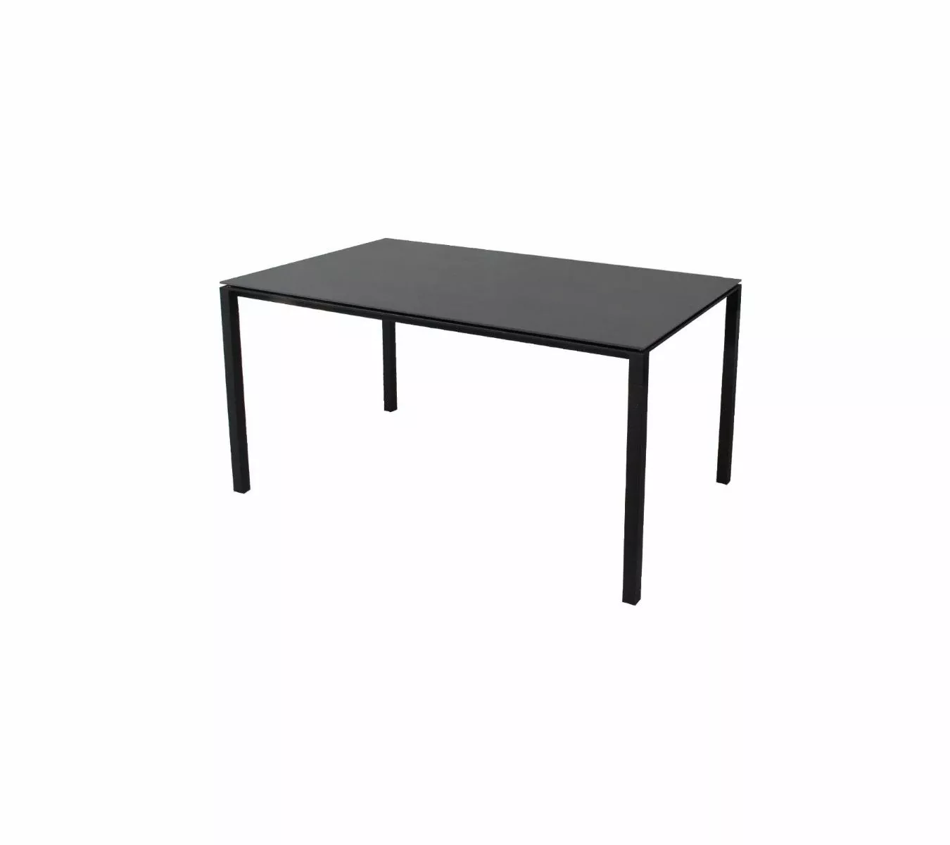 Cane-line Pure Matbord Aluminiumbas Lava Grey 150x90cm 3 Cane-line Pure Matbord Aluminiumbas Lava Grey 150x90cm