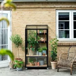 Juliana Urban Greenhouse City Greenhouse Härdat Glas Svart 0,32 M² -hemma butik 2023 f09673 citygreenhouse 5701701096730 21 spares thumb