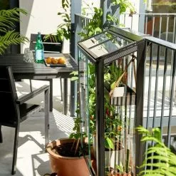 Juliana Urban Balkong Växthus Härdat Glas Svart 0,16 M² 12 Juliana Urban Balkong Växthus Härdat Glas Svart 0,16 M² -hemma butik 2023 f09806 juliana urban balcony 5701701098062 low 12