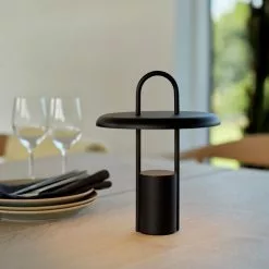 Stelton Pier Lampe LED Trådløs Sort -hemma butik 2023 ls 614 pier black 1