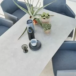 Cane-line Pure Utebord 100x100 Taupe Base 13 Cane-line Pure Utebord 100x100 Taupe Base -hemma butik 2023 pure 0004 diamond chair grey pure table stainless concrete 210x100 f7 2369 1.jpg 3 1