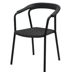 Cane-line Nobel Stol Stapelbar Mörkgrå