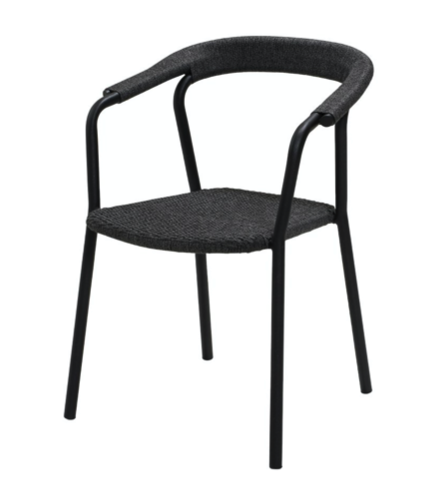 Cane-line Nobel Stol Stapelbar Mörkgrå 3 Cane-line Nobel Stol Stapelbar Mörkgrå