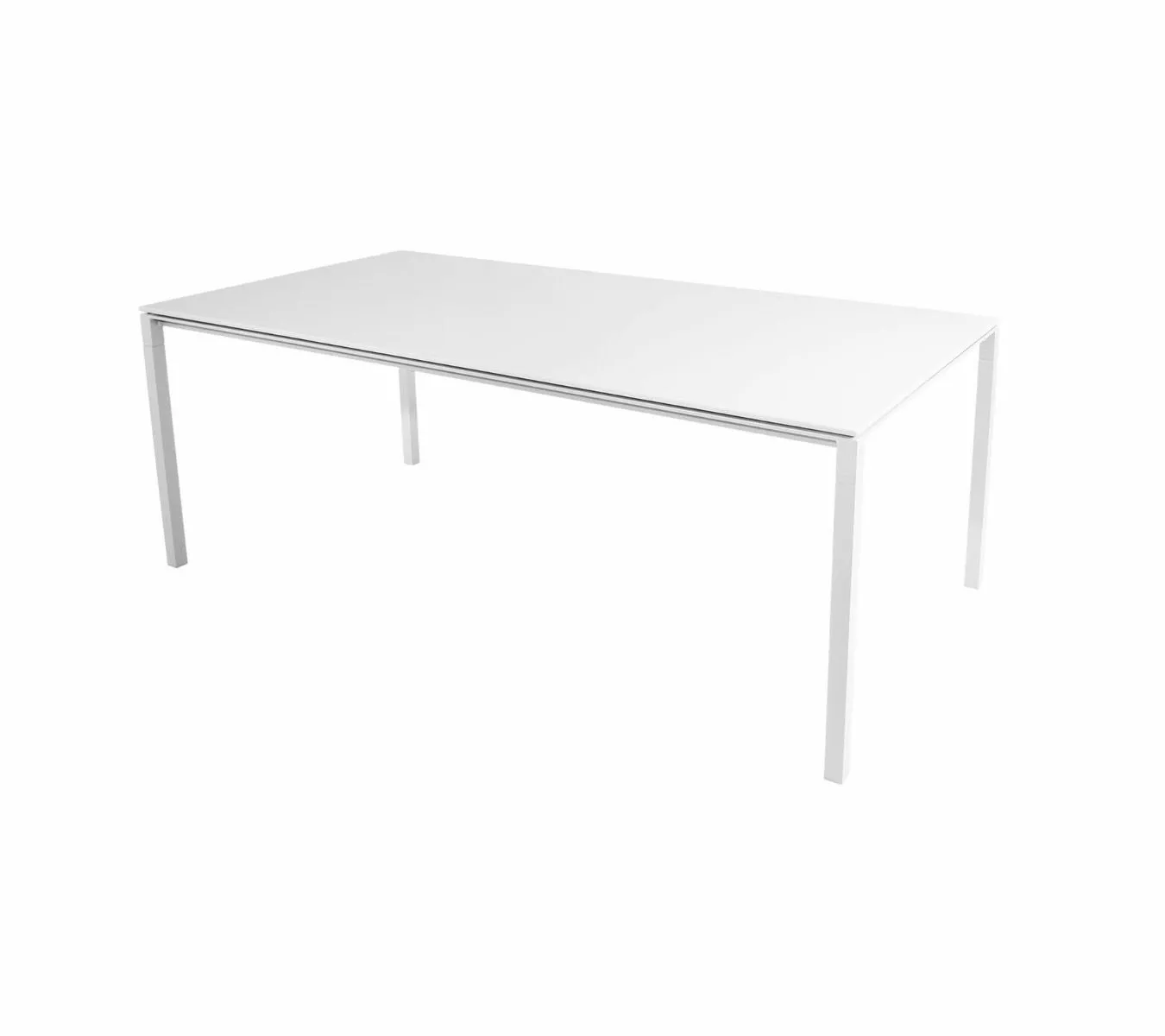 Cane-line Pure Matbord Aluminiumbas Vit 200x100cm 5 Cane-line Pure Matbord Aluminiumbas Vit 200x100cm - Bild 3